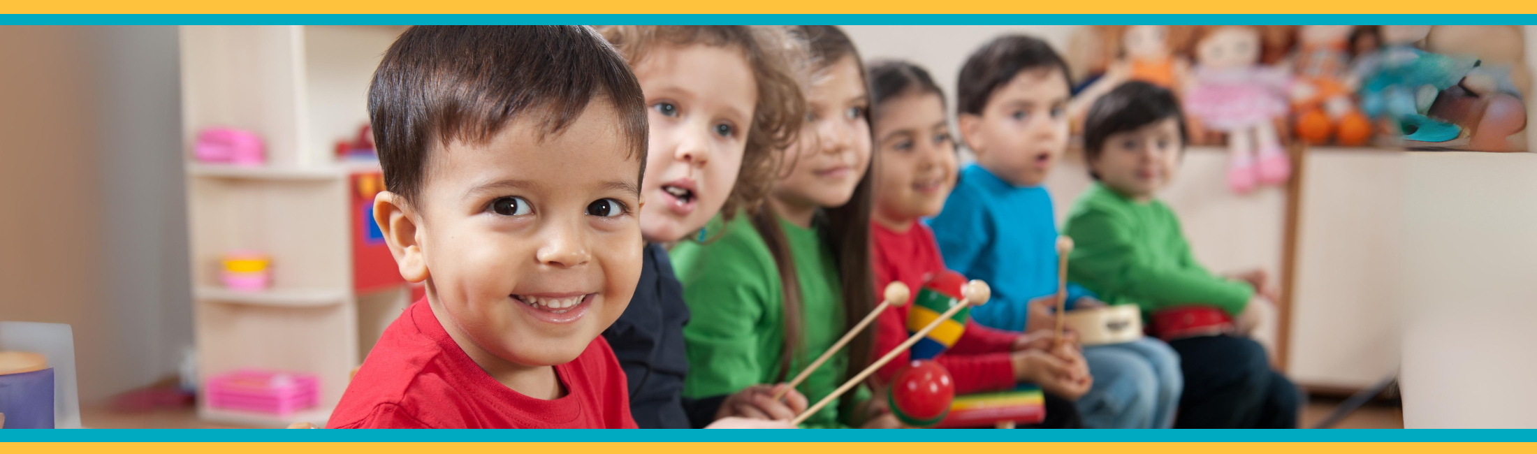 group of preschool children in a classroom