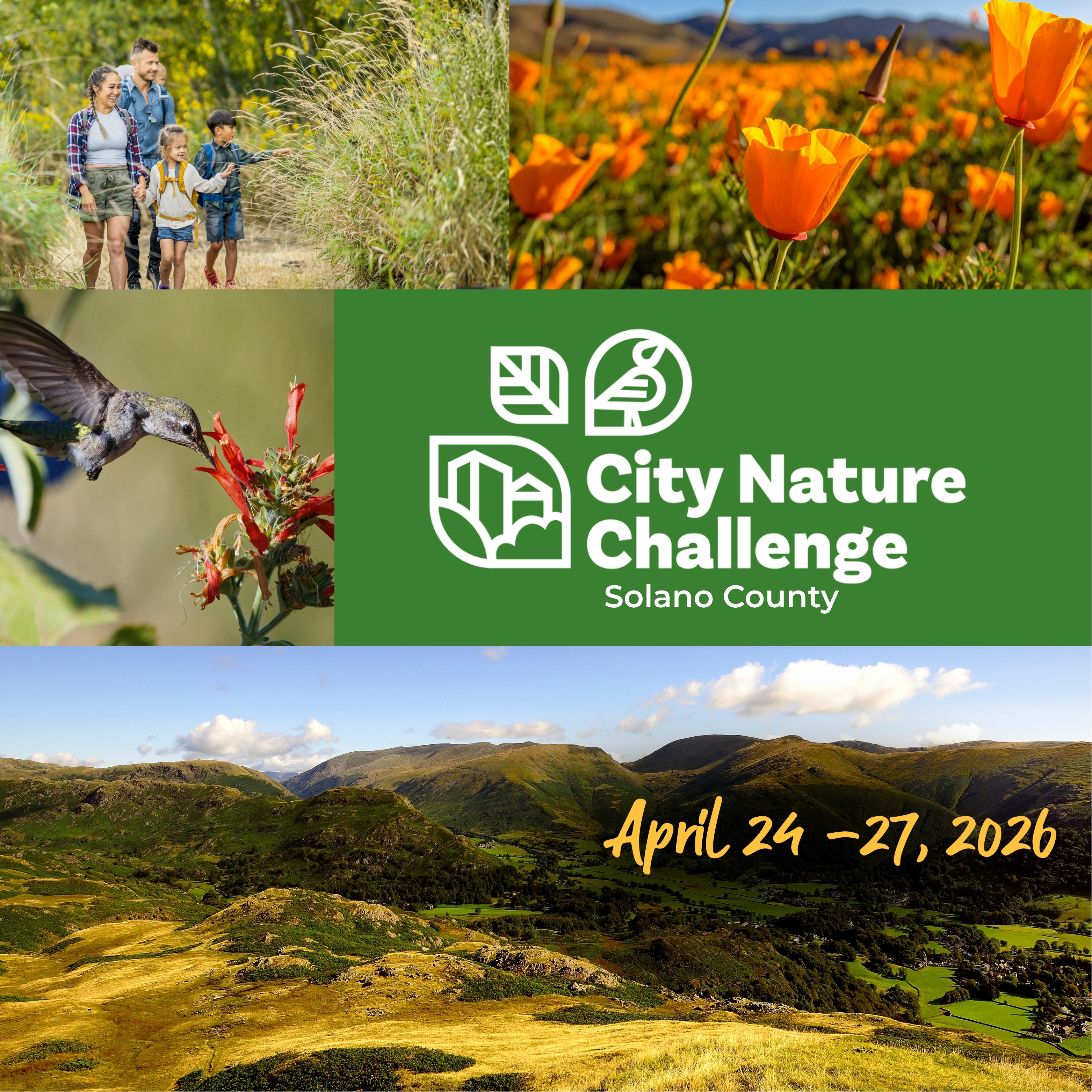 City Nature Challenge Solano County April 24-27, 2026
