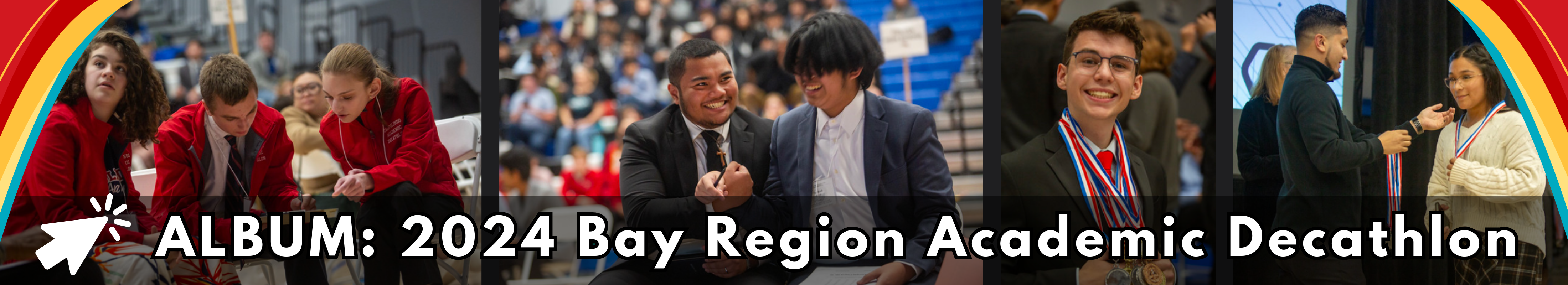 collage of students participating in Bay Region Academic Decathlon 