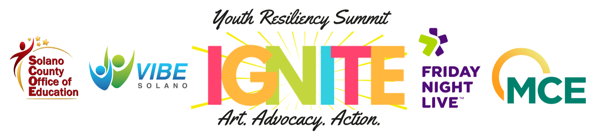 Youth Resiliency Summit Logo with Organizations
