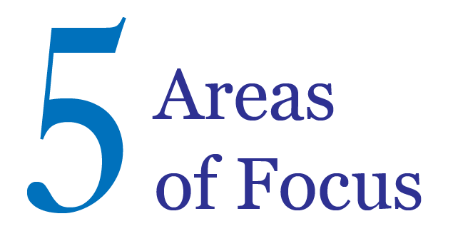 5 areas of focus