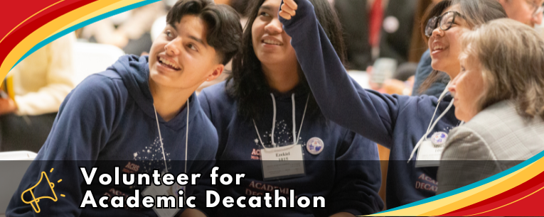 Volunteer for Academic Decathlon