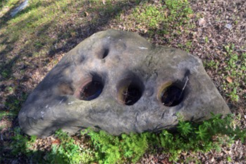 grinding stone at Pena Adobe